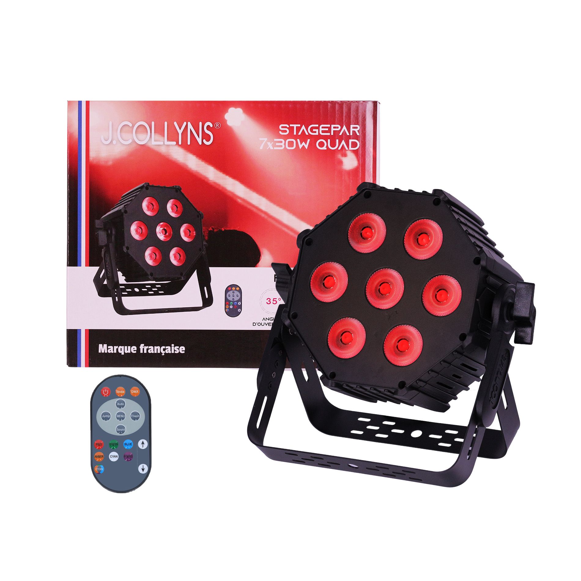 J.collyns Stagepar 7x30w Quad - LED spotlights - Variation 10