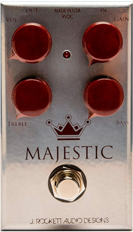 J. Rockett Audio Designs Majestic Overdrive - Overdrive, distortion & fuzz effect pedal - Main picture