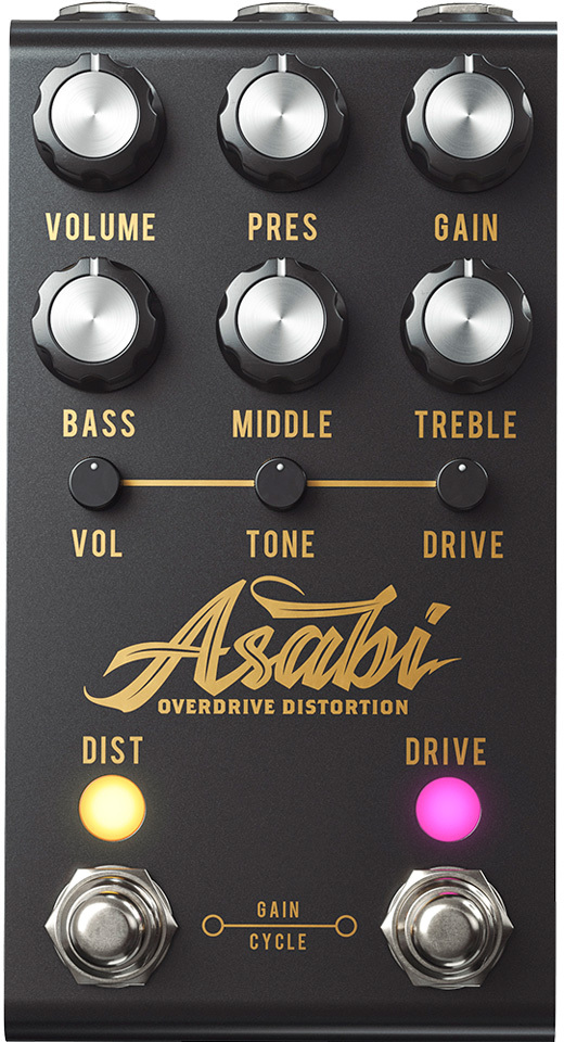 Jackson Audio Asabi Distortion - Overdrive, distortion & fuzz effect pedal - Main picture
