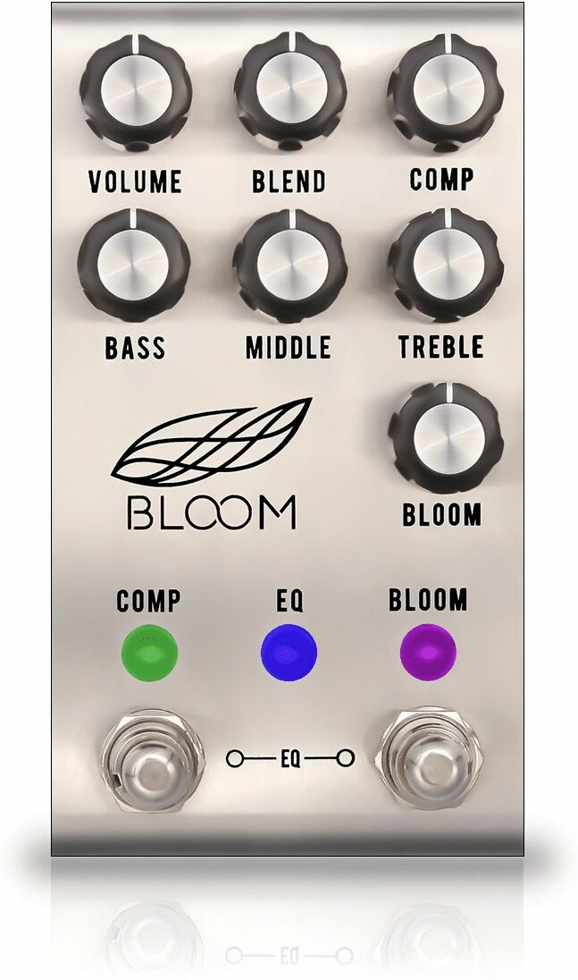 Jackson Audio Bloom V2 Silver Compresseur - Compressor, sustain & noise gate effect pedal - Main picture