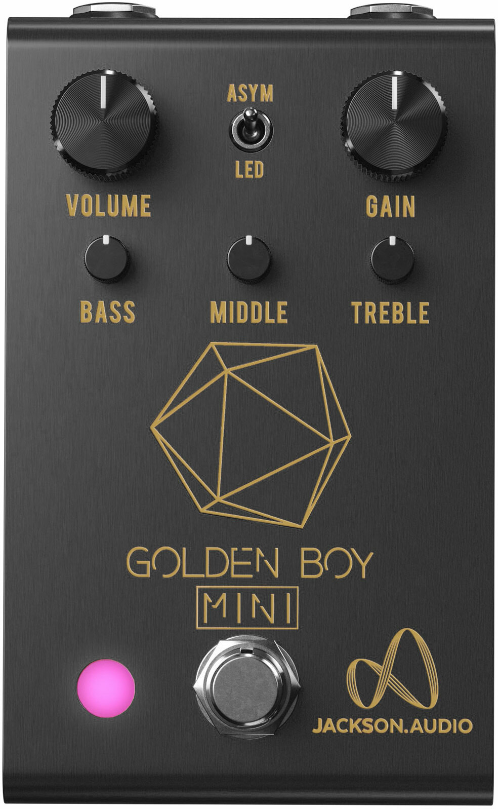 Jackson Audio Golden Boy Mini Black Ltd - Overdrive, distortion & fuzz effect pedal - Main picture