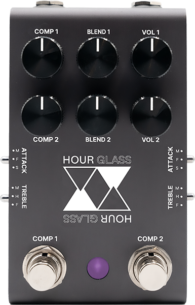 Jackson Audio Hour Glass Double Comp - Compressor, sustain & noise gate effect pedal - Main picture