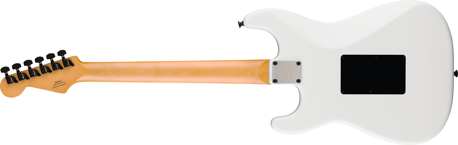 Jackson Adrian Smith Sc1 50th Ann. Mex Ltd Signature Hss Dimarzio Fr Mn - White - Str shape electric guitar - Variation 1