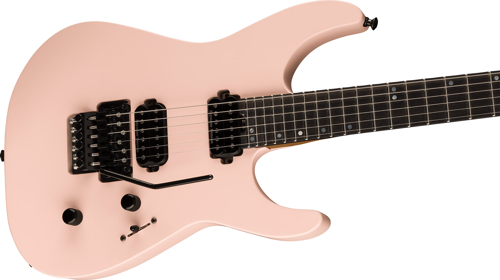 Jackson American Virtuoso Usa 2h Seymour Duncan Fr Eb - Satin Shell Pink - Str shape electric guitar - Variation 2