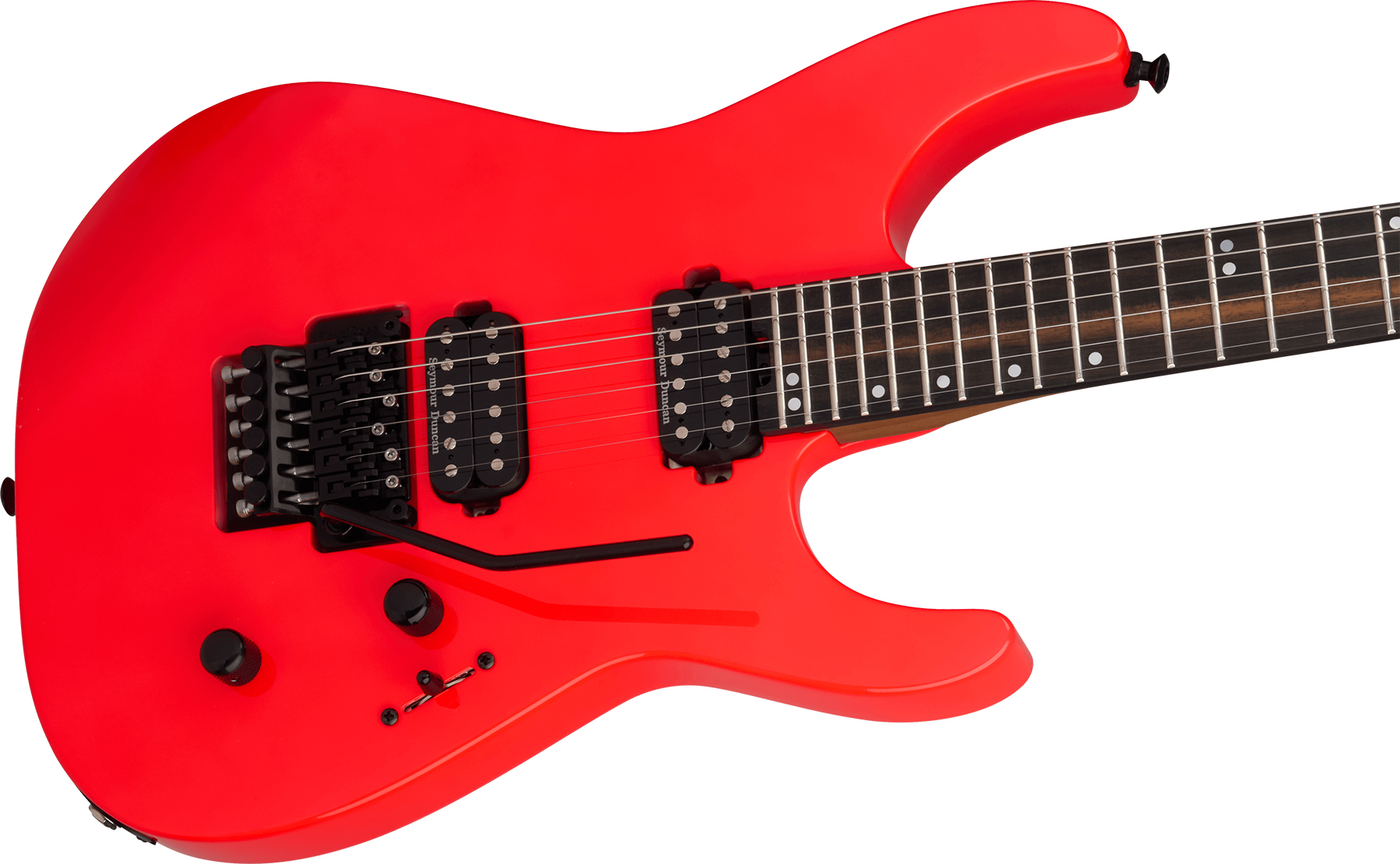Jackson American Virtuoso Usa 2h Seymour Duncan Fr Eb - Rocket Red - Metal electric guitar - Variation 2