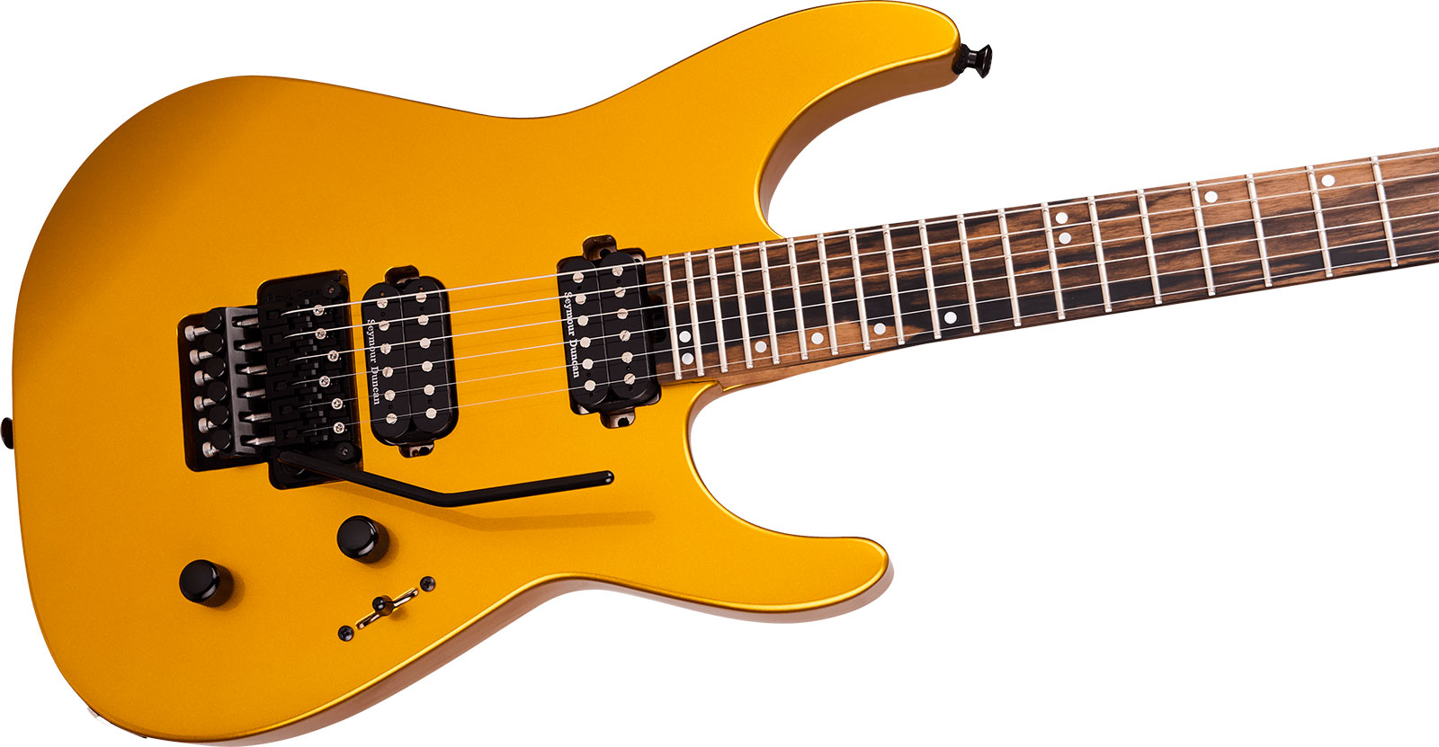 Jackson American Virtuoso Usa 2h Seymour Duncan Fr Eb - Gold Rush - Metal electric guitar - Variation 2