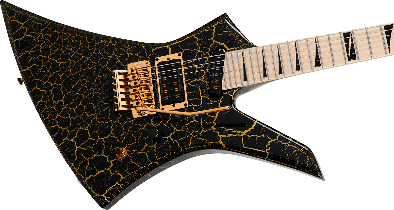 Jackson Brandon Ellis Kelly Ke27 Signature Pro Plus Hs Seymour Duncan Fr Mn - Gold Crackle - Metal electric guitar - Variation 2