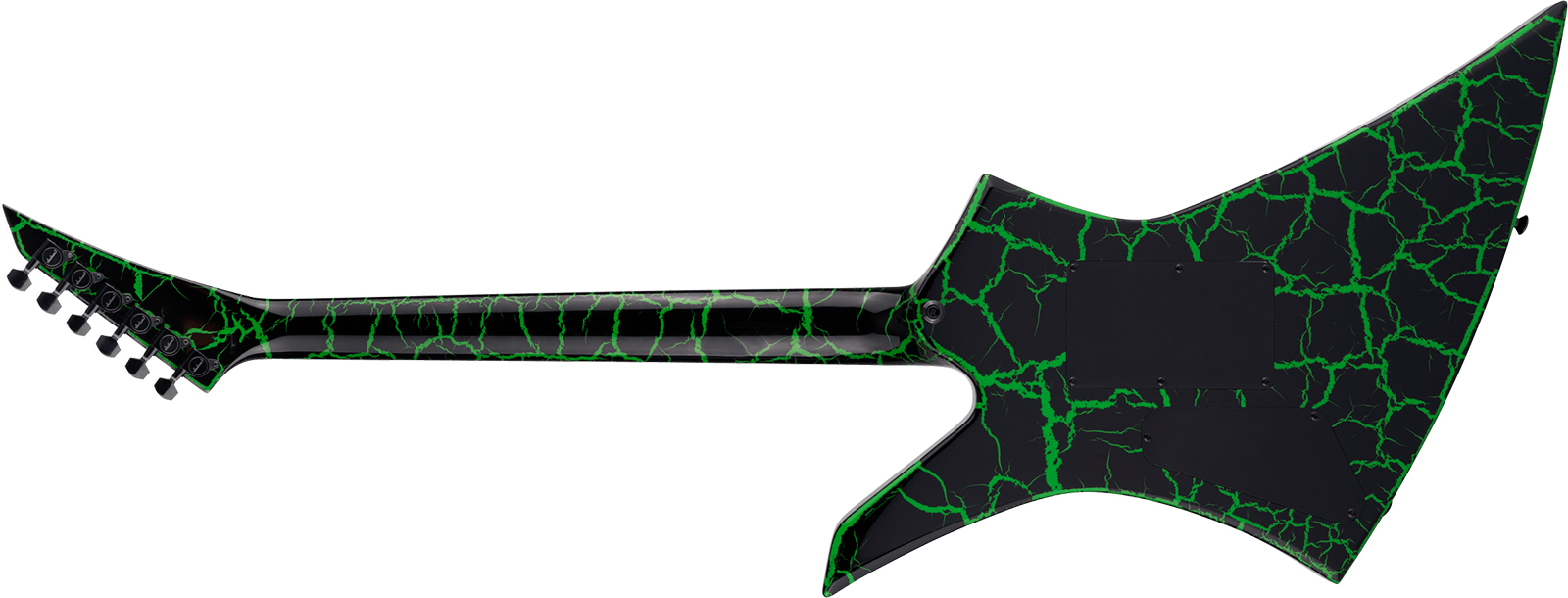 Jackson Brandon Ellis Kelly Pro Signature 1h Seymour Duncan Fr Eb - Green Crackle - Metal electric guitar - Variation 1