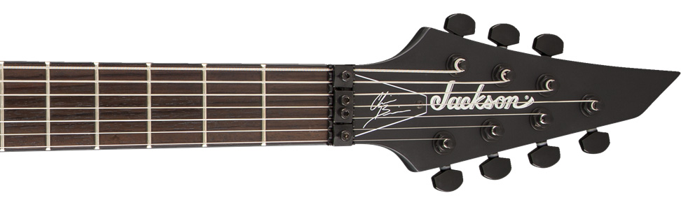 Jackson Chris Broderick Soloist 7 Pro - Satin Black - 7 string electric guitar - Variation 3