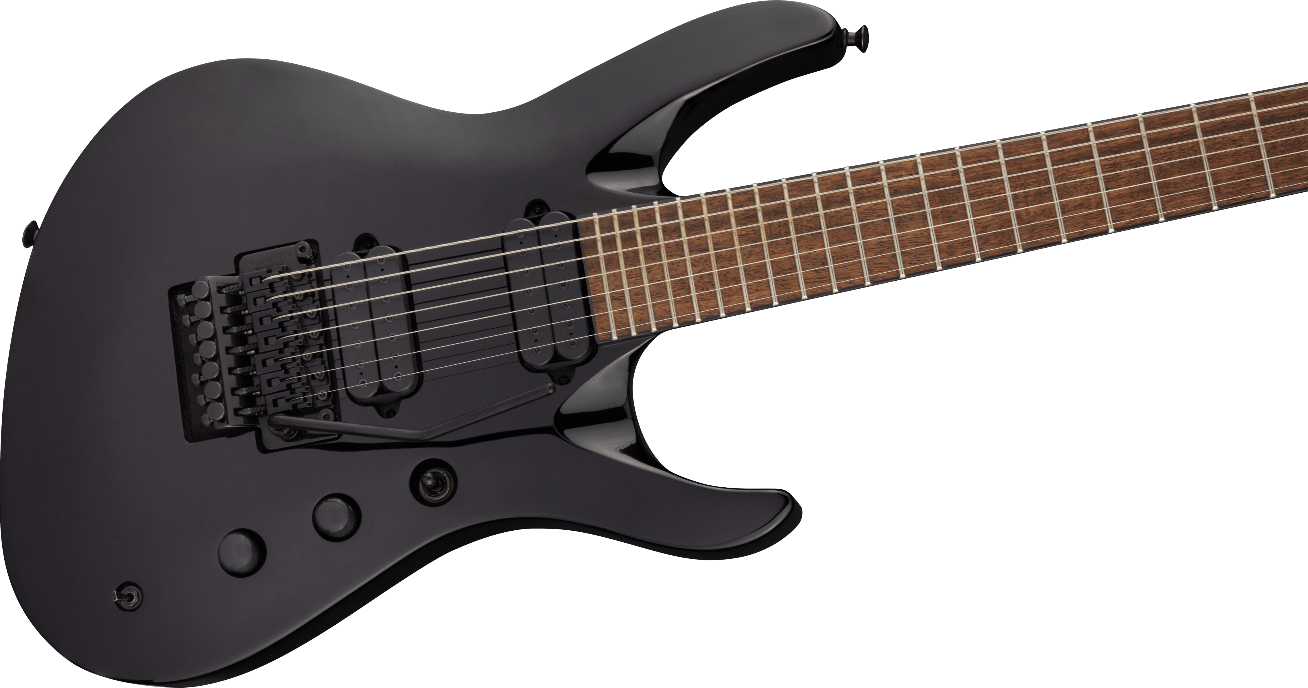 Jackson Chris Broderick Soloist 7 Pro Signature 2h Dimarzio Fr Lau - Gloss Black - 7 string electric guitar - Variation 3