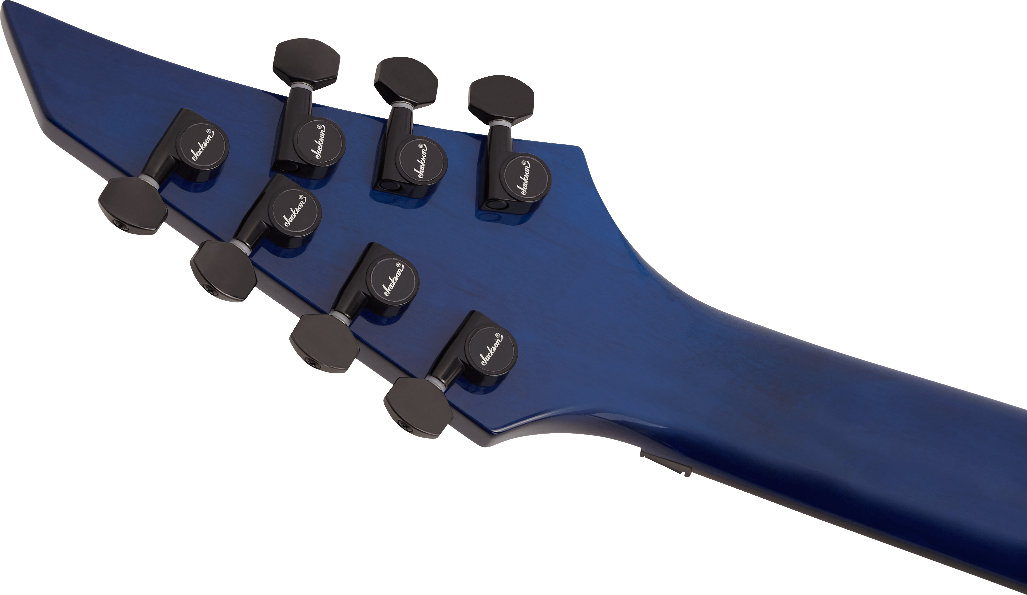 Jackson Chris Broderick Soloist 7 Pro Signature 2h Dimarzio Fr Lau - Trans Blue Poplar - 7 string electric guitar - Variation 5