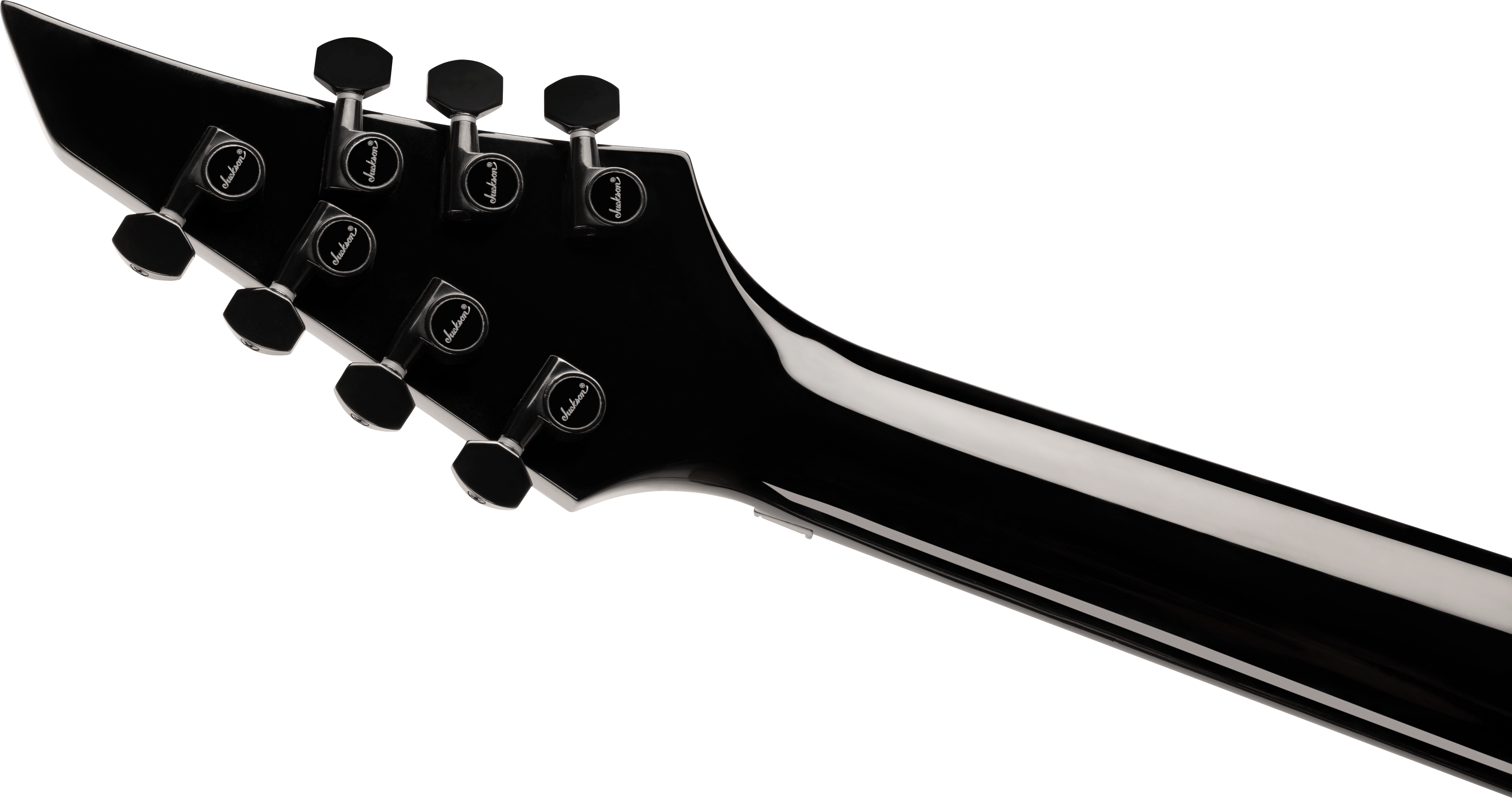 Jackson Chris Broderick Soloist 7 Pro Signature 2h Dimarzio Fr Lau - Gloss Black - 7 string electric guitar - Variation 5