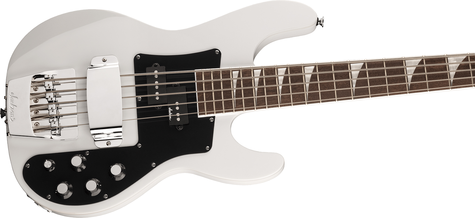 Jackson Concert Bass Cbxnt Dx Iv Active Lau - Snow White - Solid body electric bass - Variation 2