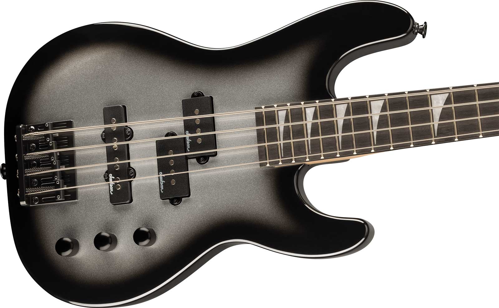 Jackson Concert Bass Js1x Minion Ltd Shsc Ama - Silverburst - Electric bass for kids - Variation 2