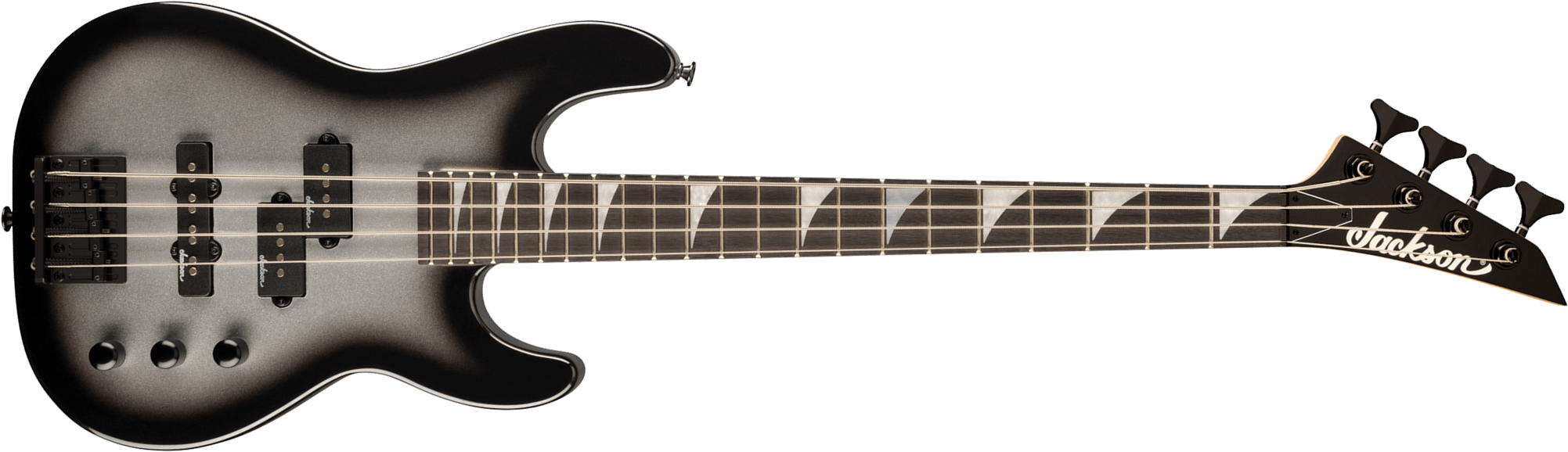 Jackson Concert Bass Js1x Minion Ltd Shsc Ama - Silverburst - Electric bass for kids - Main picture