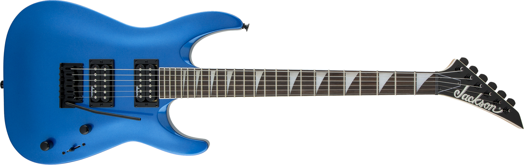 Jackson Dinky Arch Top Dka Js22 2h Trem Ama - Metallic Blue - Metal electric guitar - Main picture