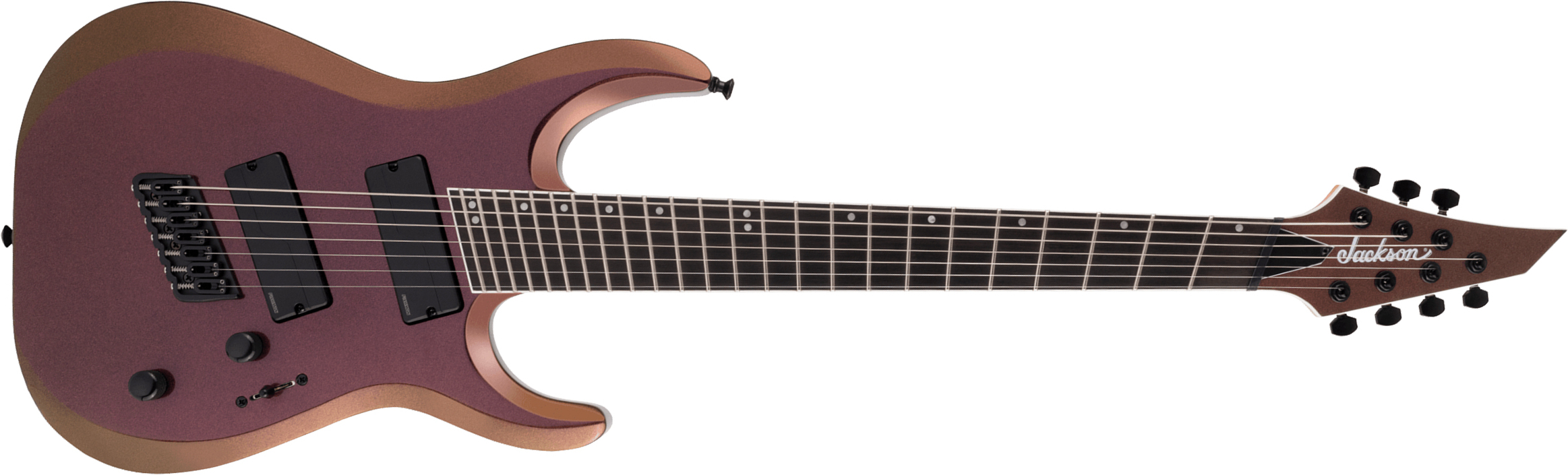 Jackson Dinky Dk Modern Ht7 Ms Pro 2h Ht Eb - Eureka Mist - Multi-Scale Guitar - Main picture