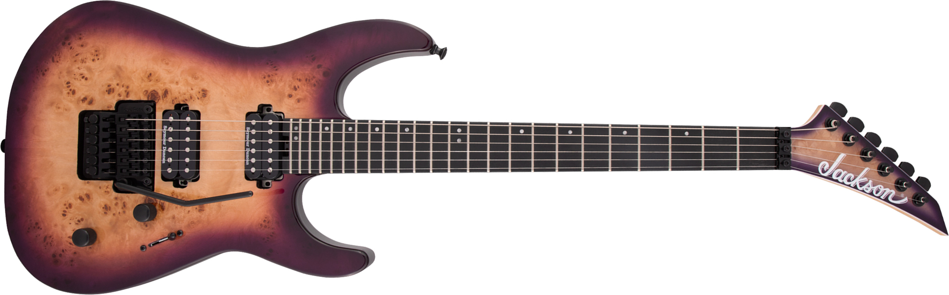 Jackson Dinky Dk2p Pro 2h Seymour Duncan Fr Eb - Purple Sunset - Str shape electric guitar - Main picture