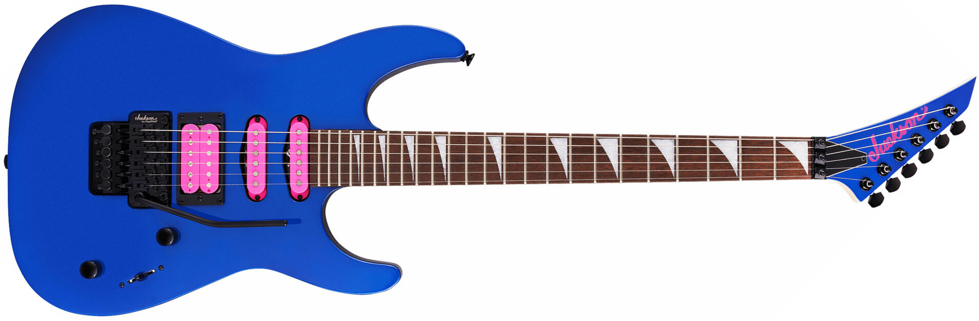 Jackson Dinky Dk3xr Hss Fr Lau - Cobalt Blue - Str shape electric guitar - Main picture