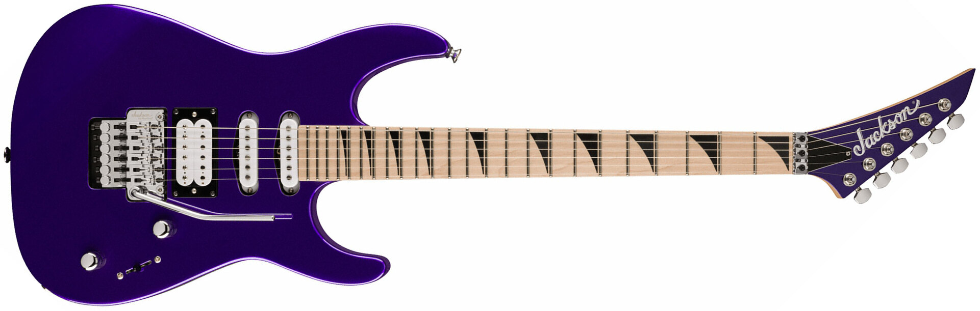 Jackson Dinky Dk3xr Hss Fr Mn - Deep Purple Metallic - Str shape electric guitar - Main picture