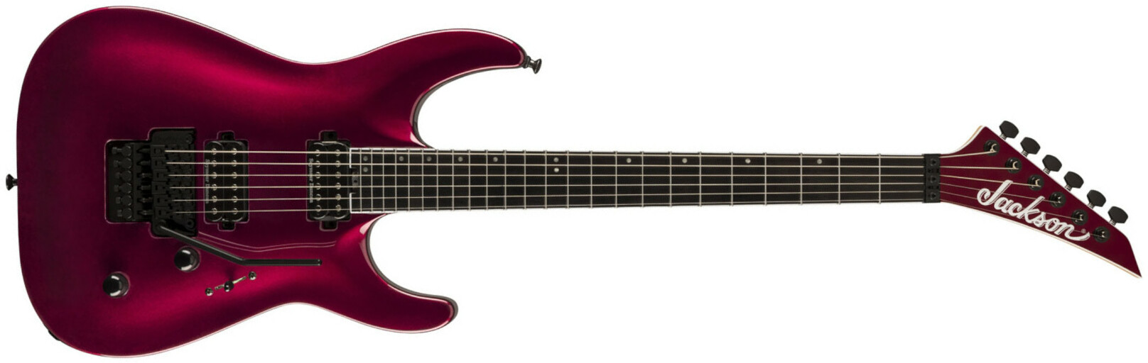 Jackson Dinky Dka Pro Plus 2h Seymour Duncan Fr Eb - Oxblood - Str shape electric guitar - Main picture