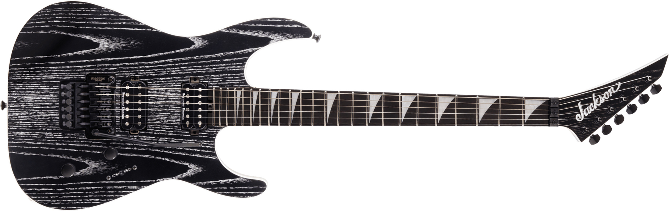 Jackson Dinky Dkra Mj Jap 2h Seymour Duncan Fr Eb - Matte Black Ash - Str shape electric guitar - Main picture