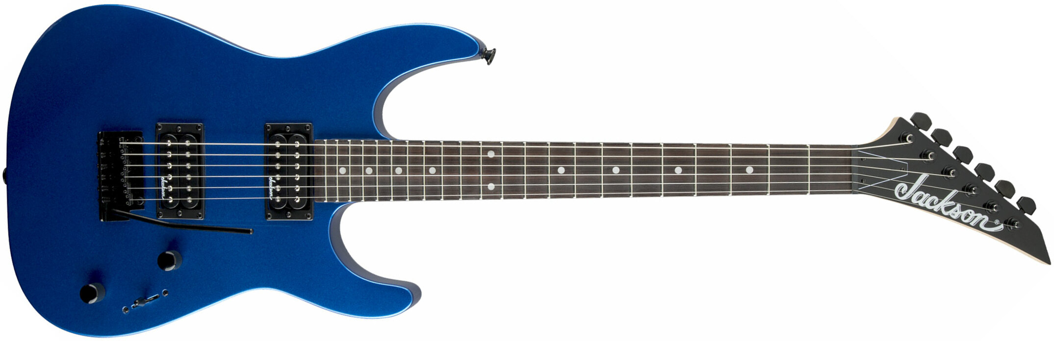 Jackson Dinky Js11 2h Trem Ama - Metallic Blue - Str shape electric guitar - Main picture
