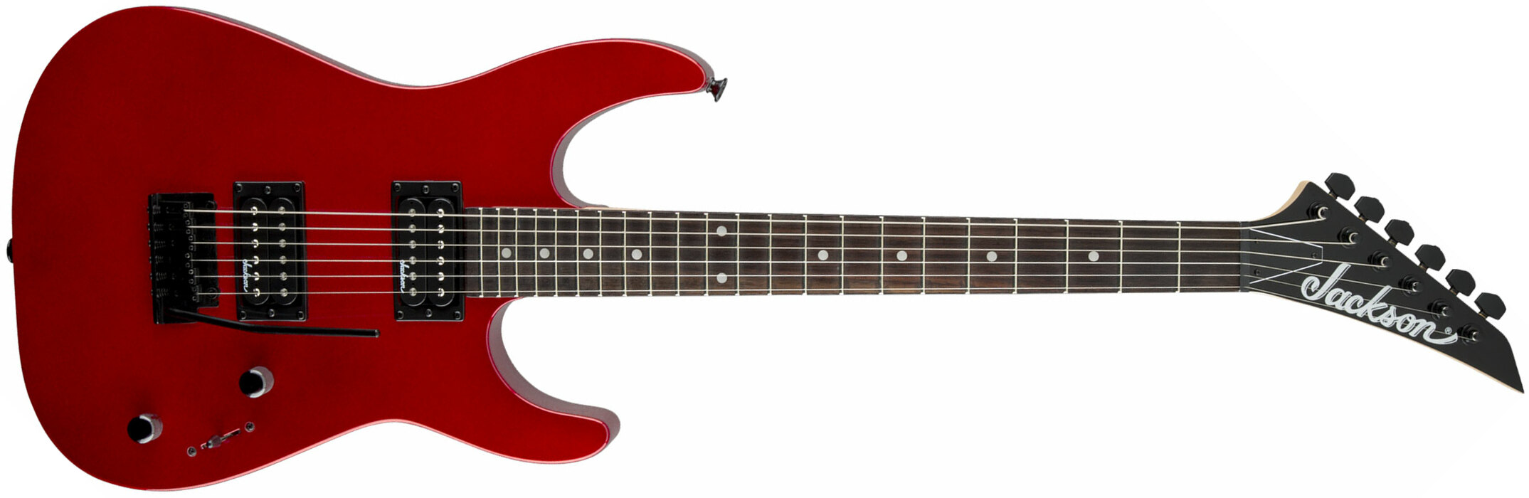 Jackson Dinky Js11 2h Trem Ama - Metallic Red - Str shape electric guitar - Main picture