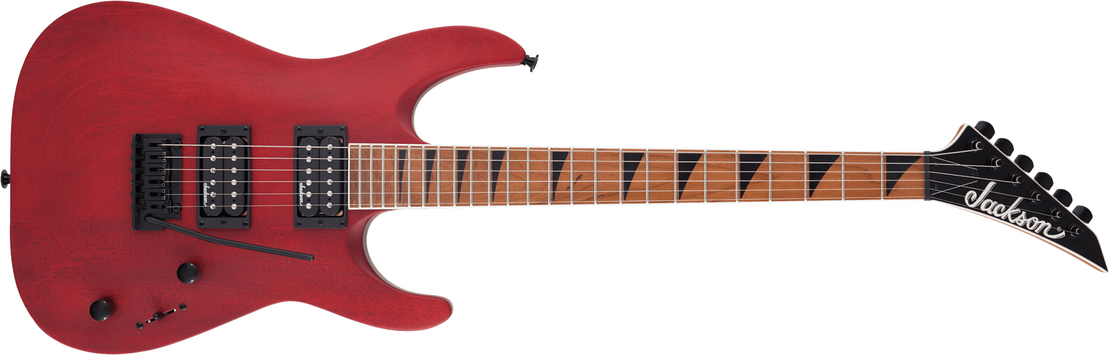 Jackson Dinky Js24 Dkam Arch Top 2h Trem Mn - Red Stain - Str shape electric guitar - Main picture