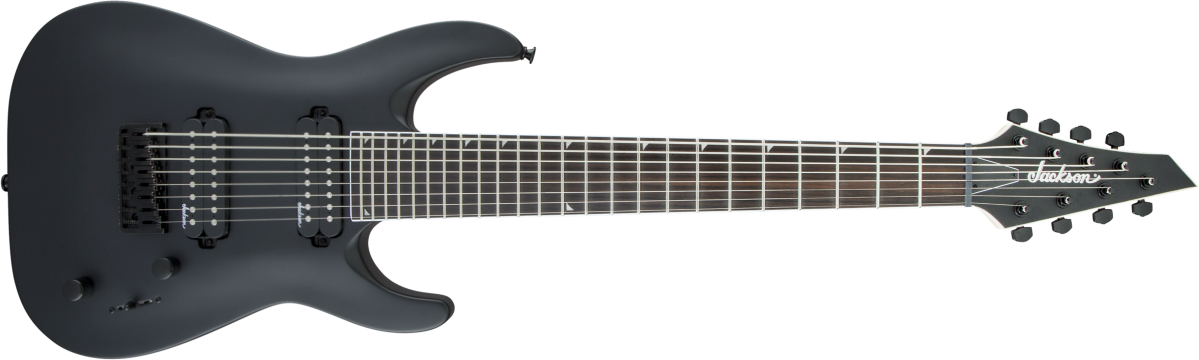 Jackson Dinky Js32-8 Js Series Hh Ht - Satin Black - 8 and 9 string electric guitar - Main picture