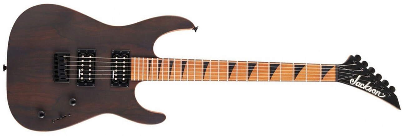 Jackson Dinky Js42 Ziricote Fsr Ltd 2h Ht Mn - Natural Satin - Metal electric guitar - Main picture