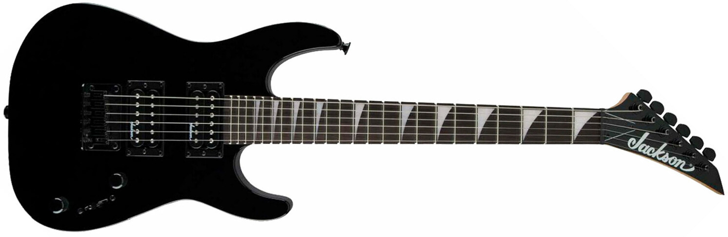 Jackson Dinky Minion Js1x Diapason Court 2h Ht Ama - Black - Electric guitar for kids - Main picture