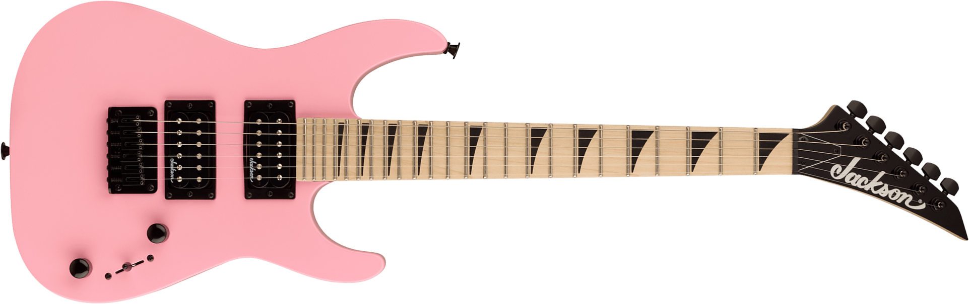 Jackson Dinky Minion Js1x Shsc 2h Ht Ama - Bubble Gum - Electric guitar for kids - Main picture