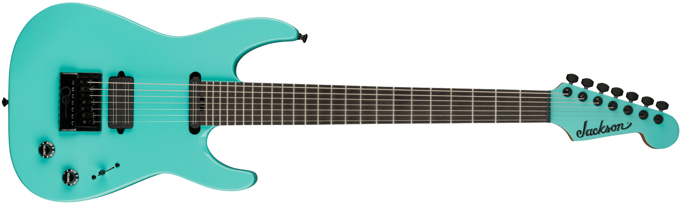 Jackson Josh Smith Soloist Sl7 Et Pro Signature Hs Bare Knuckle Ht Eb - Aquamarine - 7 string electric guitar - Main picture