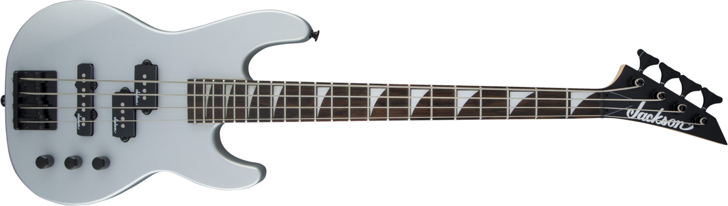 Jackson Js Series Concert Bass Minion Js1x - Satin Silver - Electric bass for kids - Main picture