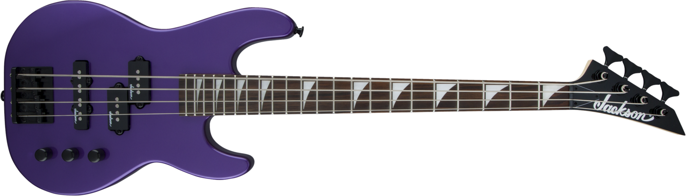 Jackson Js Series Concert Bass Minion Js1x - Pavo Purple - Electric bass for kids - Main picture