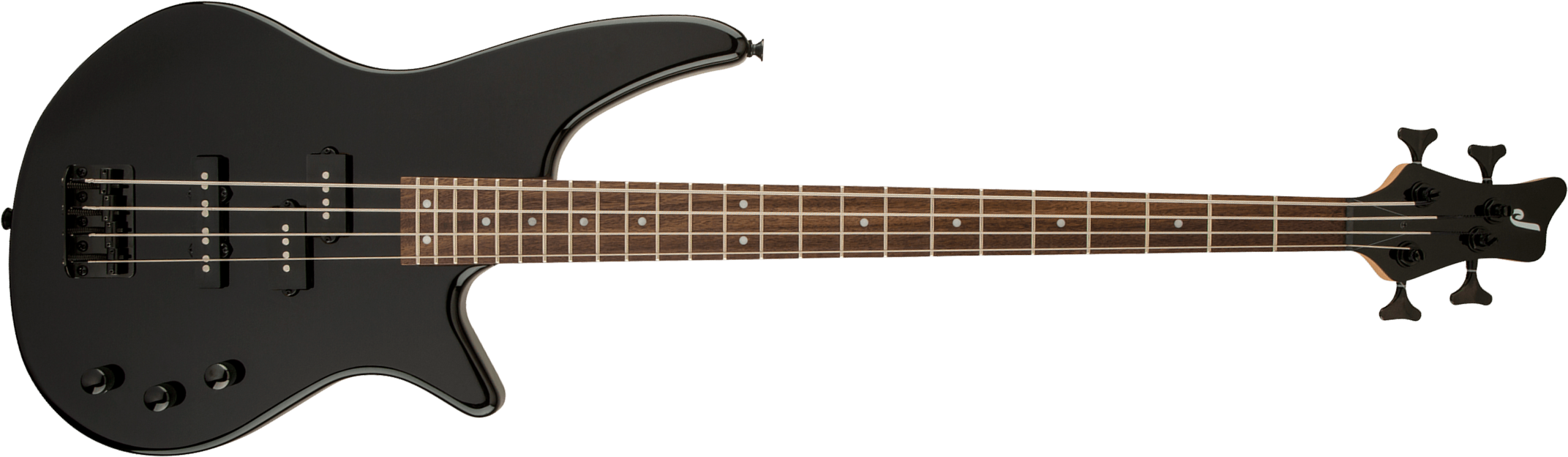 Jackson Js2 Spectra Bass Active Lau - Gloss Black - Solid body electric bass - Main picture