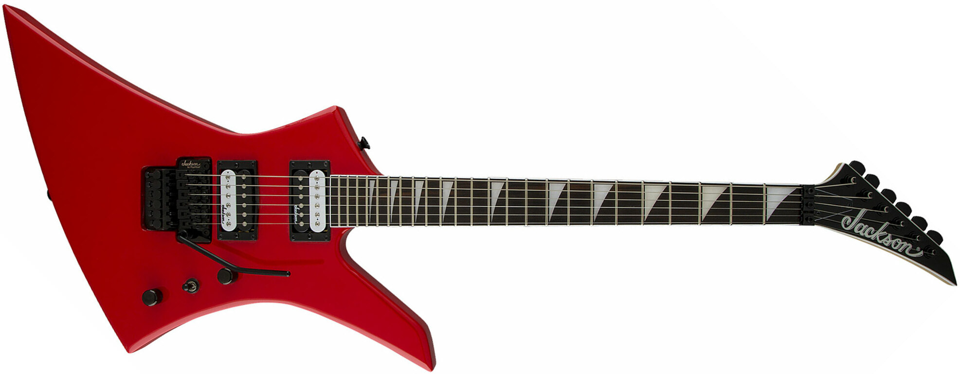 Jackson Kelly Js32 2h Fr Ama - Ferrari Red - Metal electric guitar - Main picture
