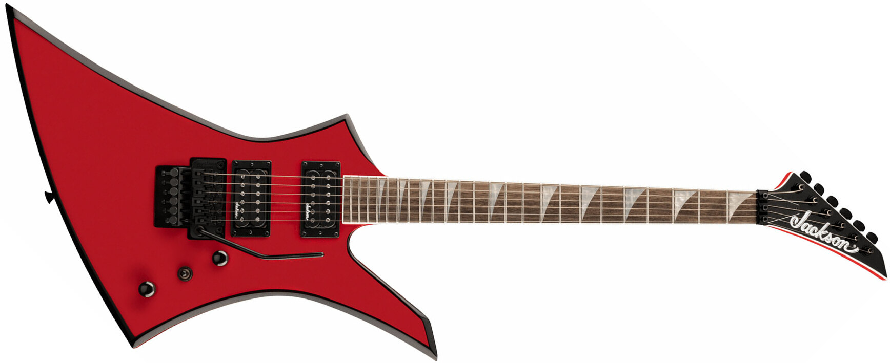 Jackson Kelly Kex 2h Fr Lau - Ferrari Red - Metal electric guitar - Main picture