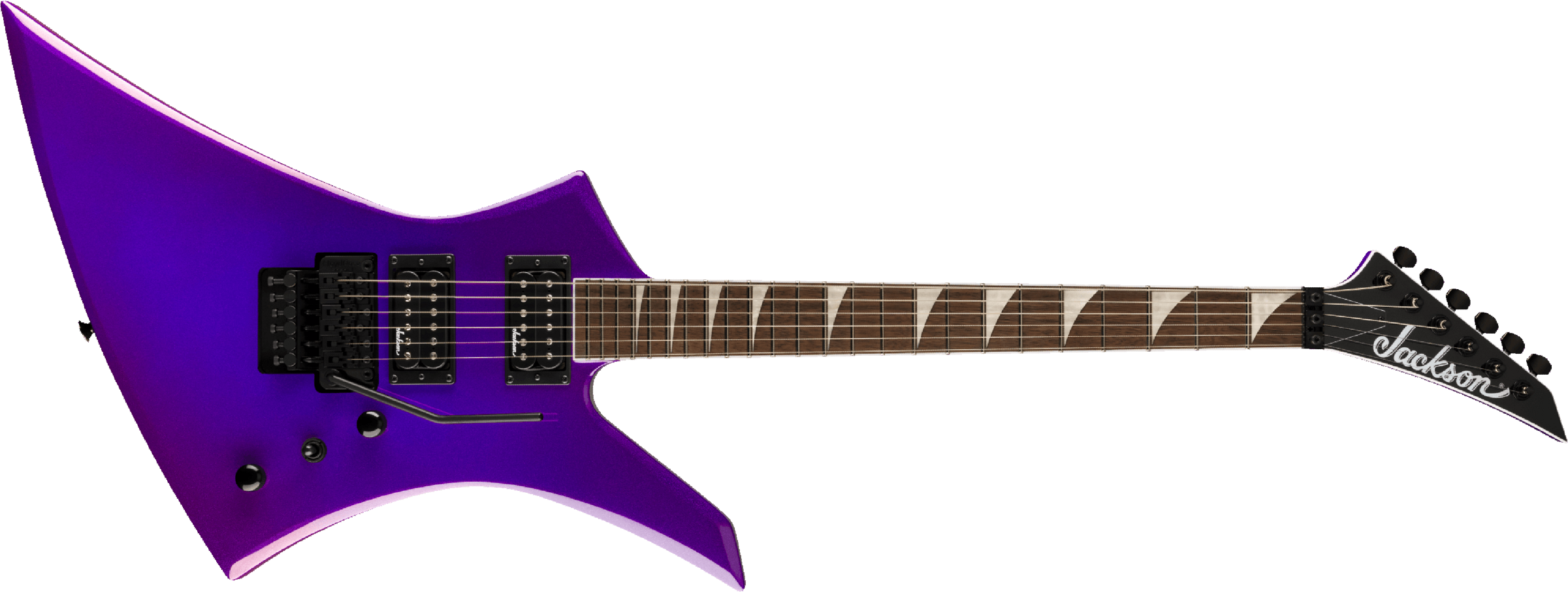 Jackson Kelly Kex X-series Trem Fr Hh Lau - Deep Purple Metallic - Metal electric guitar - Main picture
