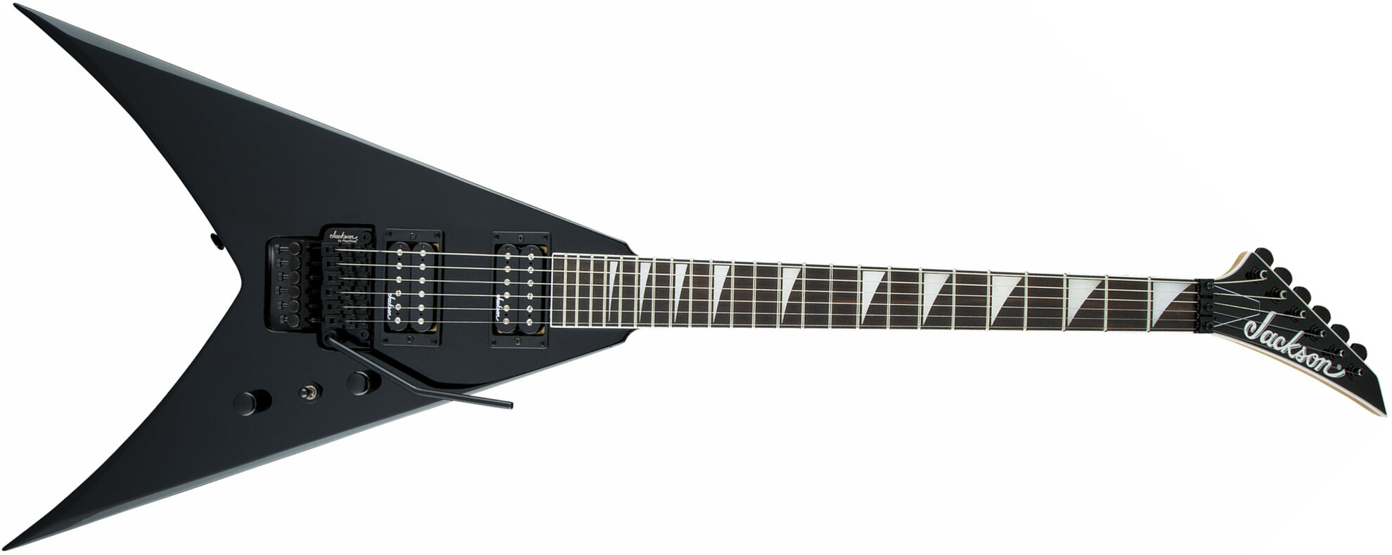 Jackson King V Js32 2h Fr Ama - Black - Metal electric guitar - Main picture