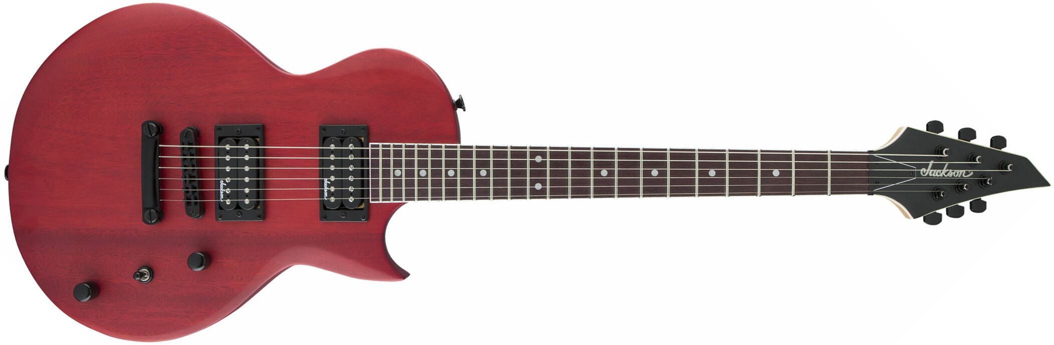 Jackson Monarkh Sc Js22 2h Ht Ama - Red Stain - Single cut electric guitar - Main picture