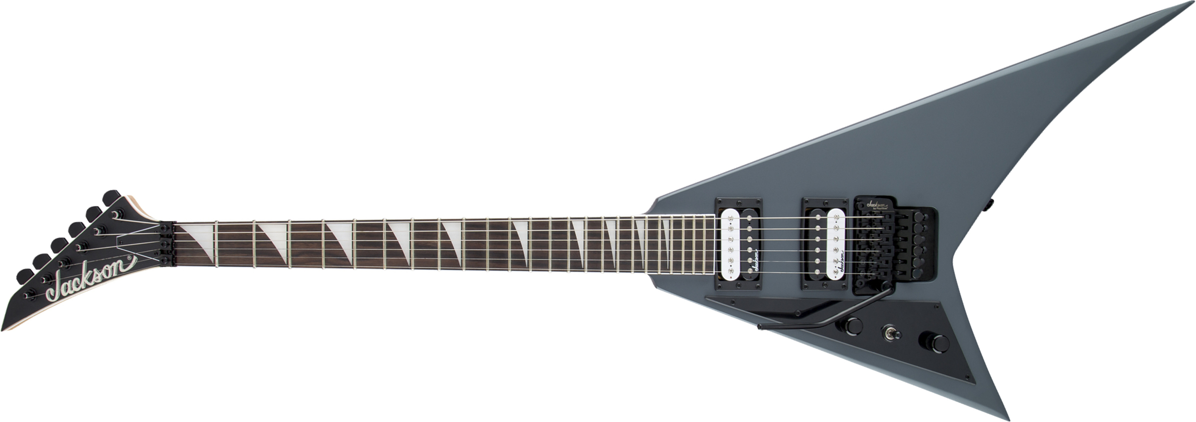 Jackson Randy Rhoads Js32 Lh Gaucher Fr 2h Fr Ama - Satin Gray - Left-handed electric guitar - Main picture