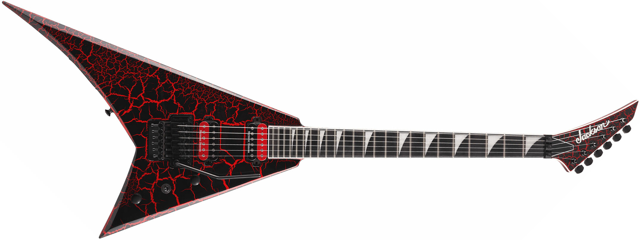 Jackson Rhoads Rr24 Pro 2h Seymour Duncan Fr Eb - Maul Crackle - Metal electric guitar - Main picture