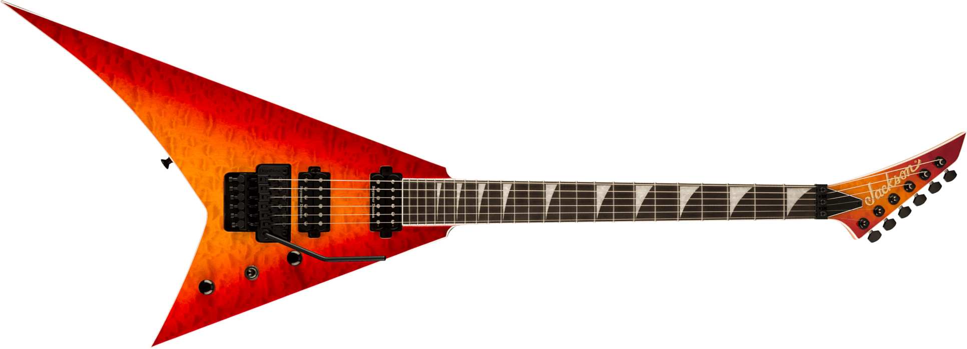 Jackson Rhoads Rr24ps Pro Plus 2h Seymour Duncan  Fr Eb - Firestorm - Metal electric guitar - Main picture