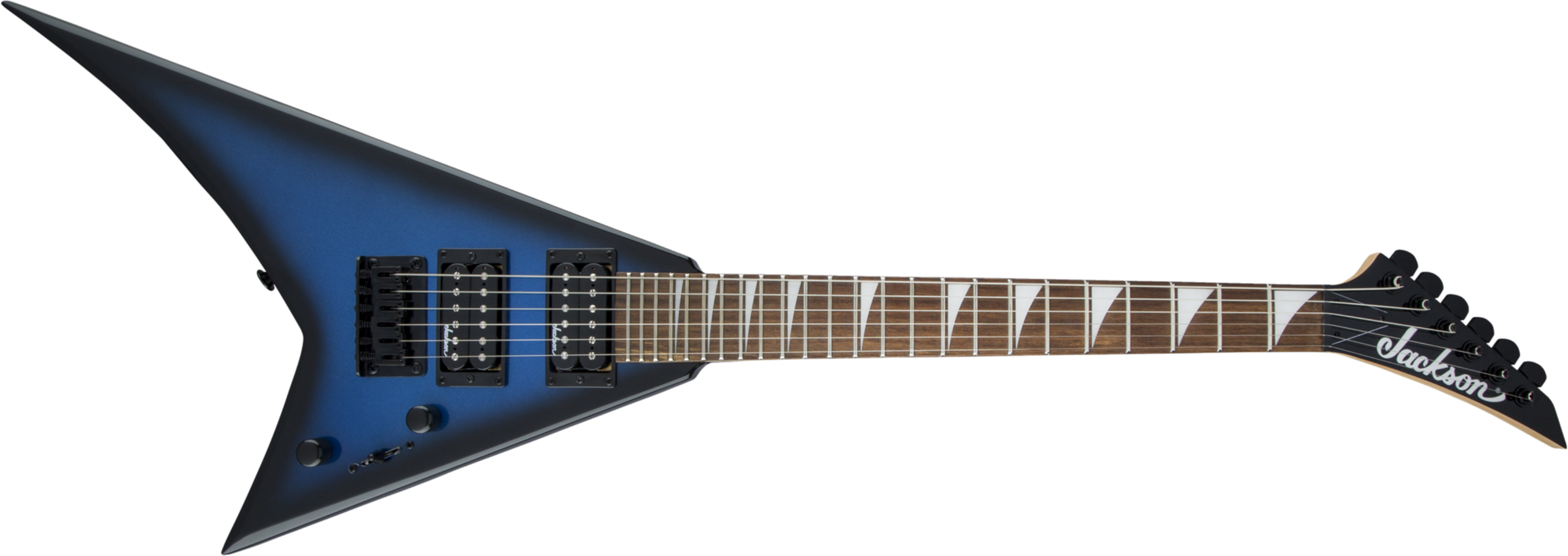 Jackson Rr Minion Js1x - Metallic Blue Burst - Electric guitar for kids - Main picture