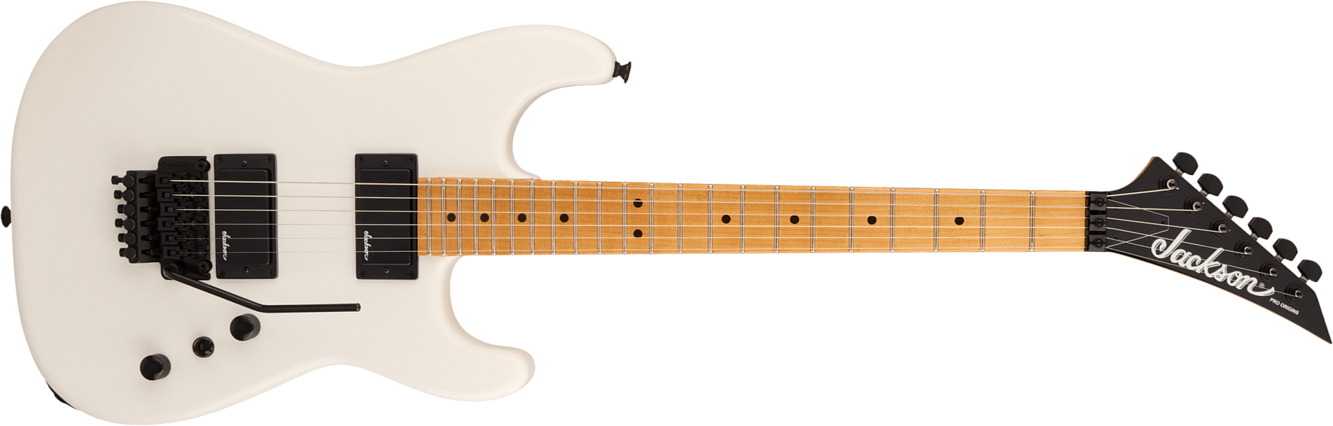 Jackson San Dimas Sd1 Hh Fr Pro Origins 1985 Mex 2h Fr Mn - Snow White - Str shape electric guitar - Main picture