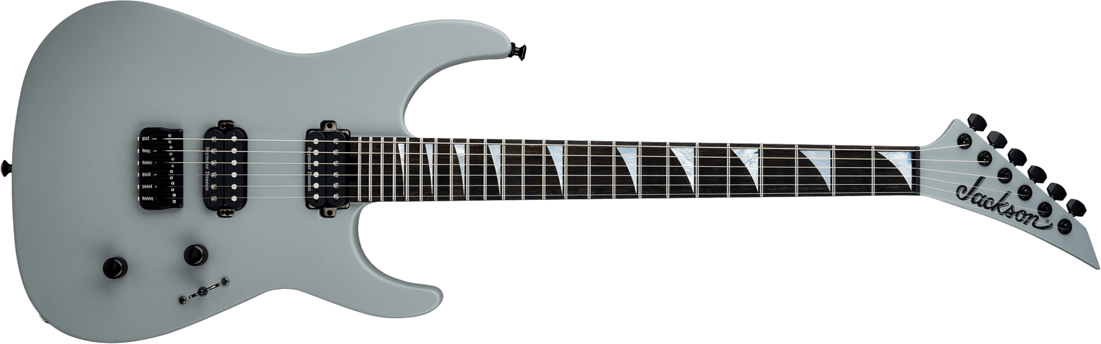 Jackson Sl2 Dx Ht American Soloist Usa 2h Seymour Duncan Eb - Satin Porsche Gray - Metal electric guitar - Main picture