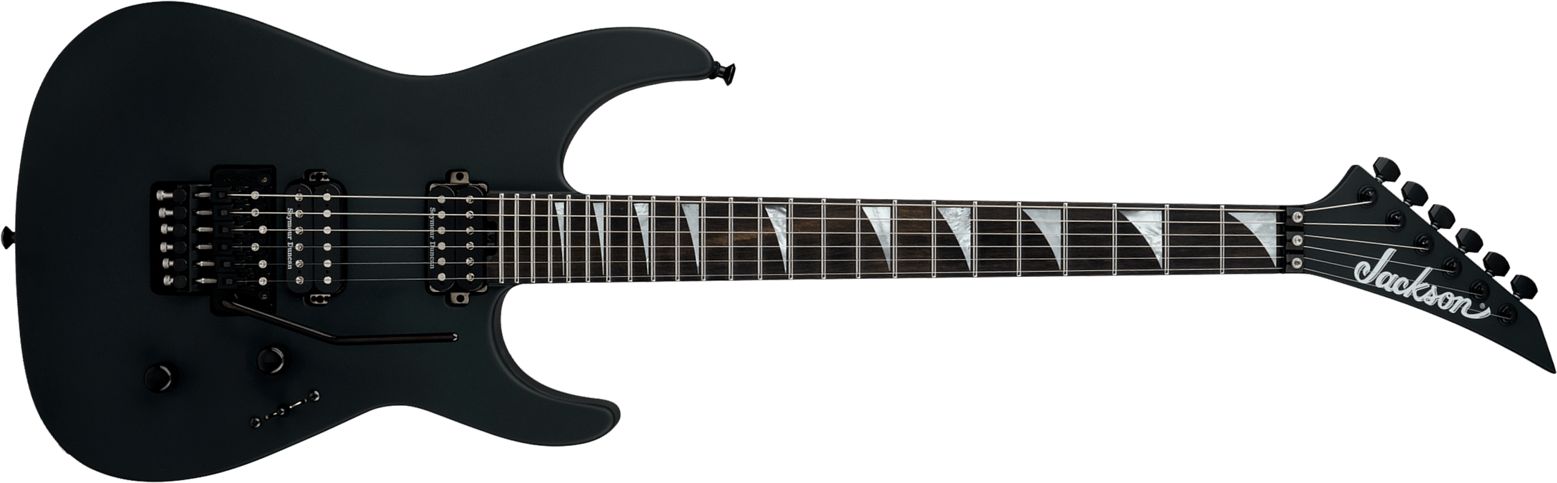 Jackson Sl2dx American Soloist Usa 2h Seymour Duncan Fr Eb - Satin Black - Metal electric guitar - Main picture