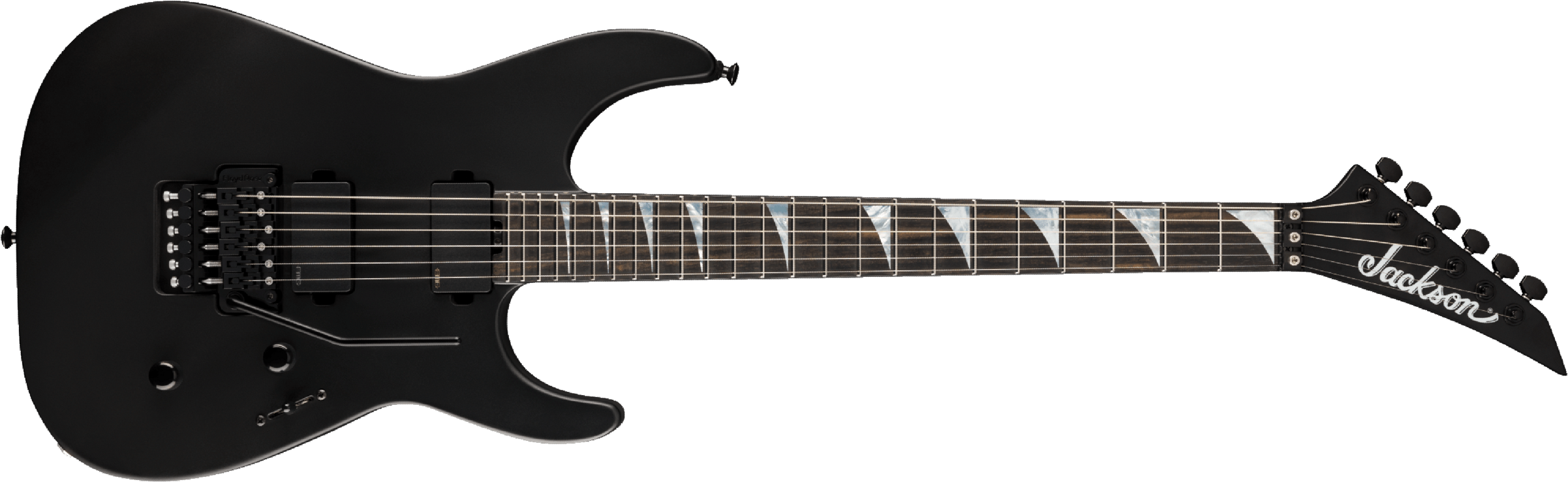 Jackson Sl2mg American Soloist Trem Hh Eb - Satin Black - Metal electric guitar - Main picture